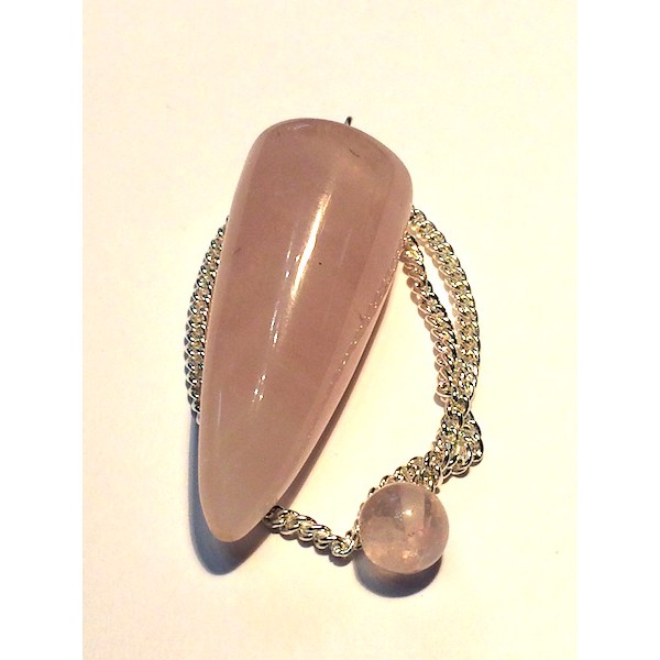 Pendulum Rose Quartz Bullet